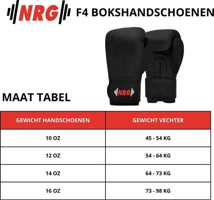 Immagine prodotto NRG Fitness Guanti da sparring (12 OZ, 12)