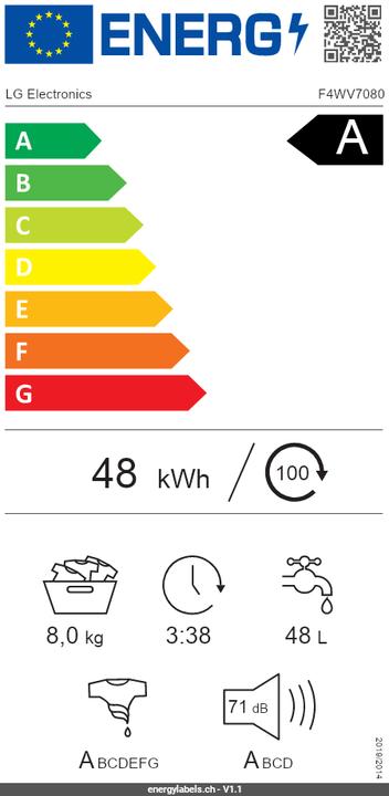 Energie-Label LG F4WV7080