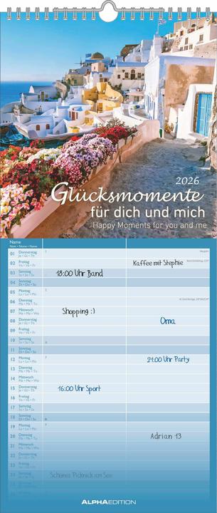 Produktbild Alpha Edition Planer für zwei (Englisch, Französisch, Italienisch, Deutsch)