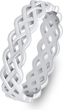 Brilio Silver - Fashion silver ring RI086W - Circuit: 50 mm (50)