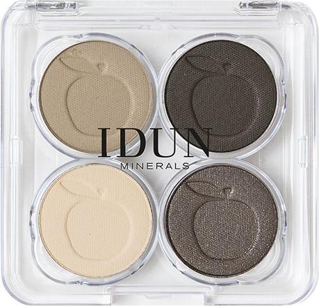 Actual product image IDUN Minerals Palette Eyeshadow Lejongap (Brown, Grey)