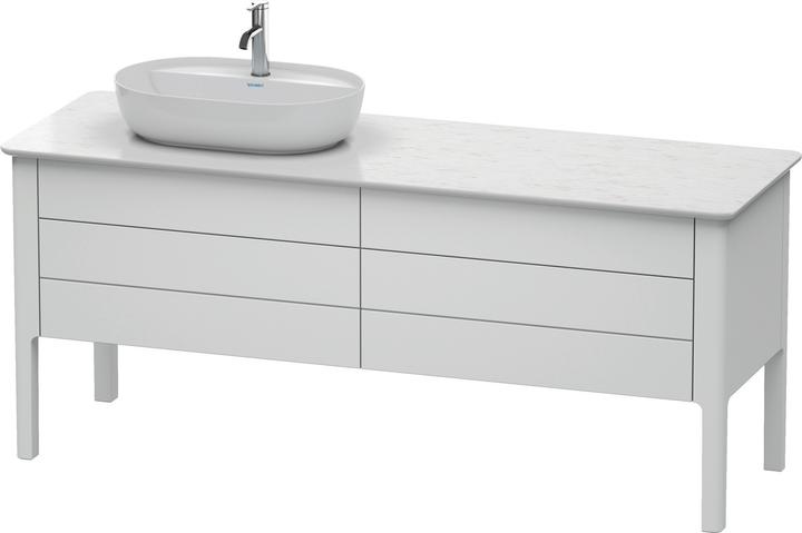 Image du produit Duravit Meuble sous-lavabo LUV 743x1783x570mm Be gauche blanc satiné