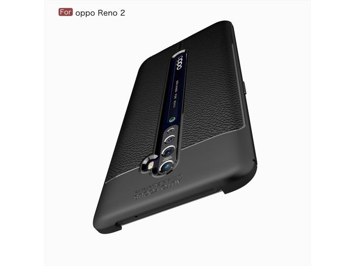 Produktbild Screenguard Oppo Reno2 Hülle Leather Design TPU Cover (Oppo Reno 2)