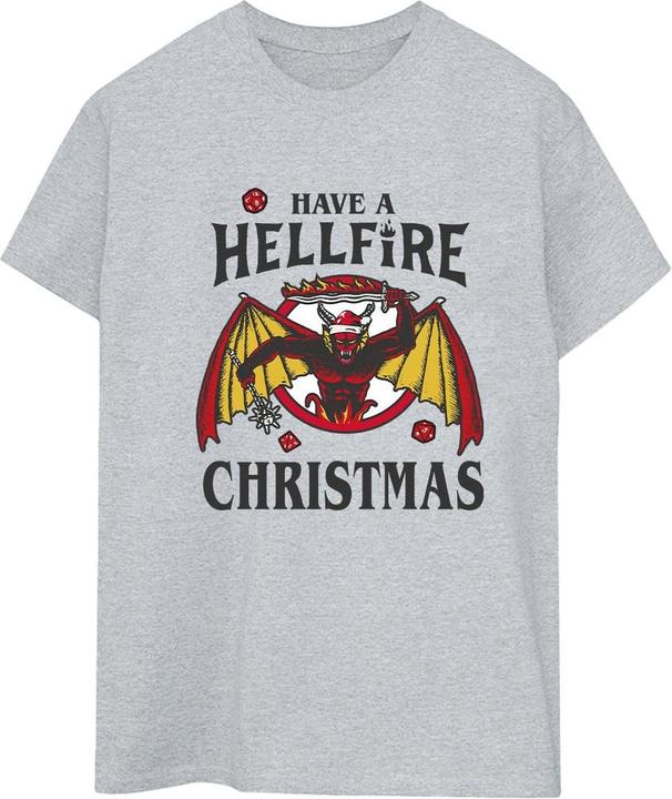 Netflix Stranger Things Hellfire Christmas TShirt (4XL)