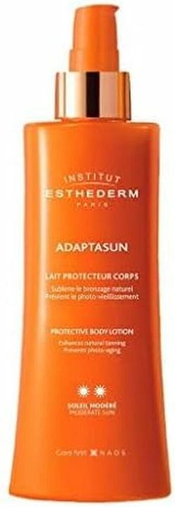 Actual product image Institut Esthederm Adaptasun Protective Body Lotion - Protective suntan lotion with medium UV (Sun lotion, SPF 15, 200 ml)