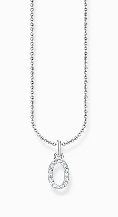 Immagine prodotto Thomas Sabo Catena con ciondolo a forma di lettera O in argento (Argento 925, 38 - 45 cm)