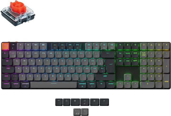 Produktbild Keychron K5 QMK V2 (CH, Kabellos, Kabelgebunden)