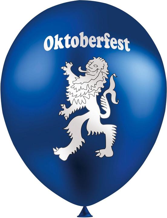 Produktbild Funny Fashion 12 Oktoberfest Luftballons Blau 30cm (2 x)