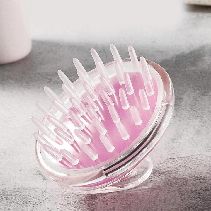 Actual product image JTI Brush for scalp massage - Pink