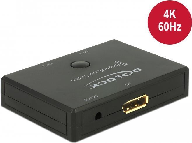Actual product image Delock 2 Port DP Switch&Distributor