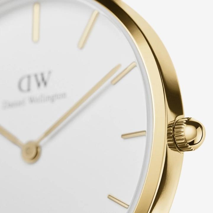 Immagine prodotto Daniel Wellington Classico Petite St. Mawes in oro bianco (Orologio da polso analogico, 32 mm)