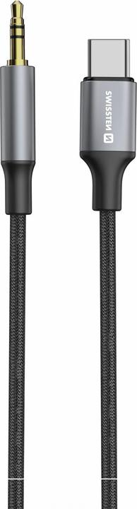 Swissten USB C — 3,5mm Klinke (1.50 m, 3.5mm Klinke (AUX))