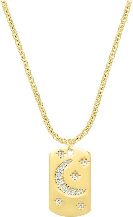 Immagine prodotto Candy Collana Sky, argento 925, placcato oro (Argento 925, Placcato oro 18k, 42 - 45 cm)