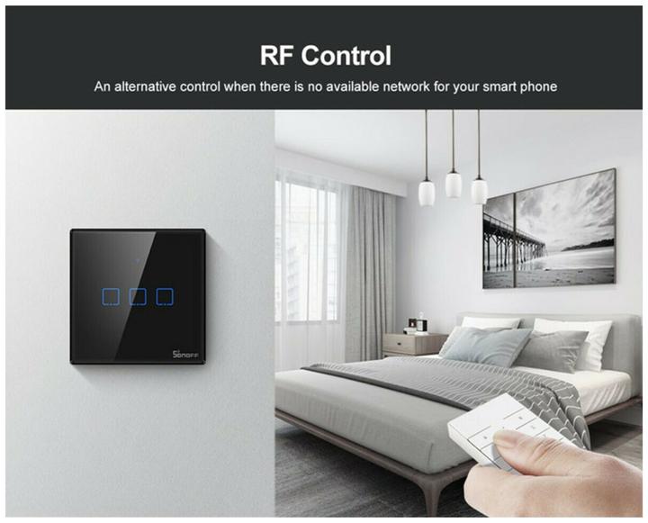 Actual product image Sonoff Wall switch