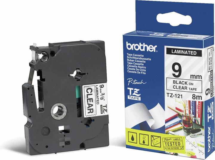 Produktbild Brother Tze-121 (0.90 cm, Transparent)