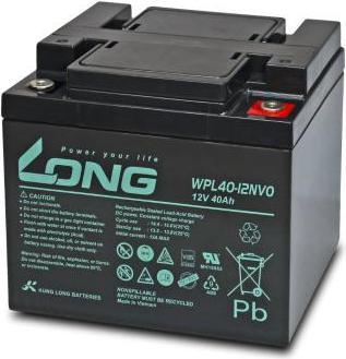 Produktbild Kung Long WPL40-12NV0 12V 40 Ah C20 Bleiakku AGM Longlife 10-12 Jahre VDS (12 V, 40 Ah)