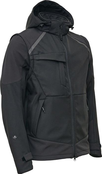 Productafbeelding Elka Softshell jas Working Xtreme maat 2XL zwart RAINWEAR (XXL)
