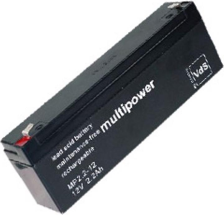 Produktbild Multipower Akku MP2.2-12 Blei Akku, 4,8mm Faston Stecker MP2,2-12 (12 V, 2.20 Ah)