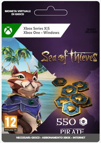 Image du produit Microsoft MS ESD Sea of Thieves Castaways Ancient Coin 550 Coins XXS ML (Xbox Series S, Xbox One S, Xbox Series X)