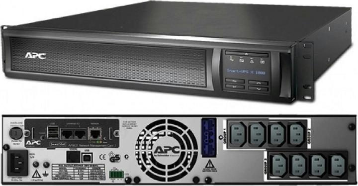 Actual product image APC SMX1500RMI2UNC with network card (1500 VA, 1200 W, Line-interactive UPS)