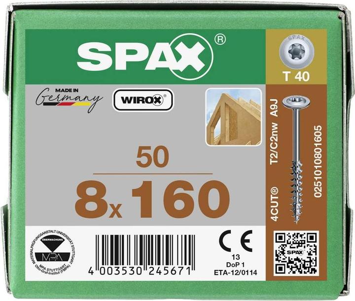Produktbild Spax Holzbauschrauben (50 Schrauben pro Stück)