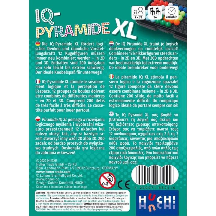 Actual product image IQ pyramid (German)