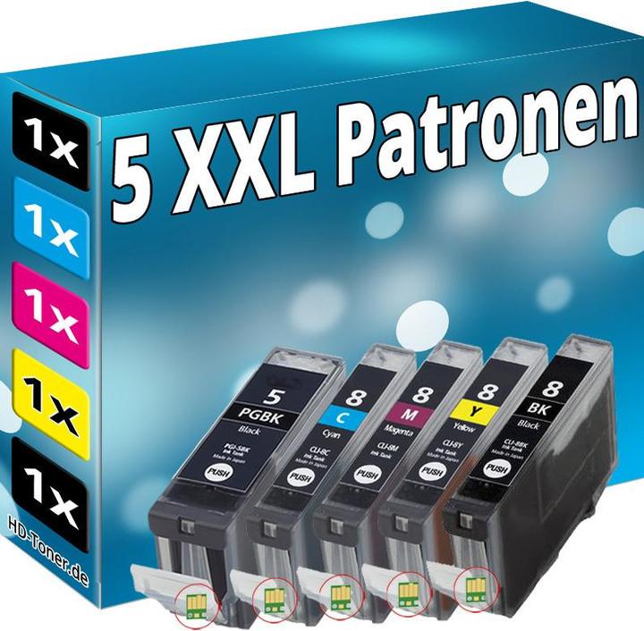 Image du produit Druckfuxx TINTE PATRONEN+CHIP für CANON MX700 MX850 MP600r MP800r IX4000 IX5000
