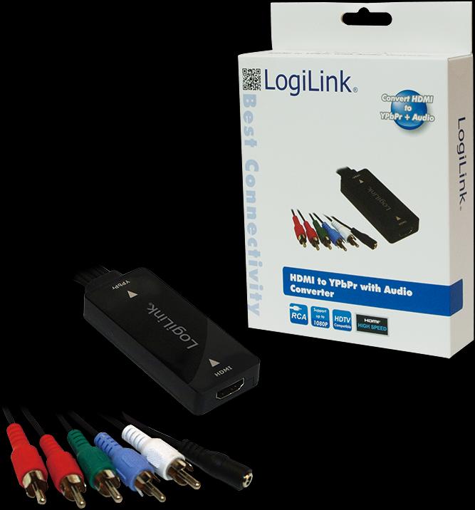 Actual product image LogiLink HDMI to YPbPr (Digital -> Digital, Audio Switch)