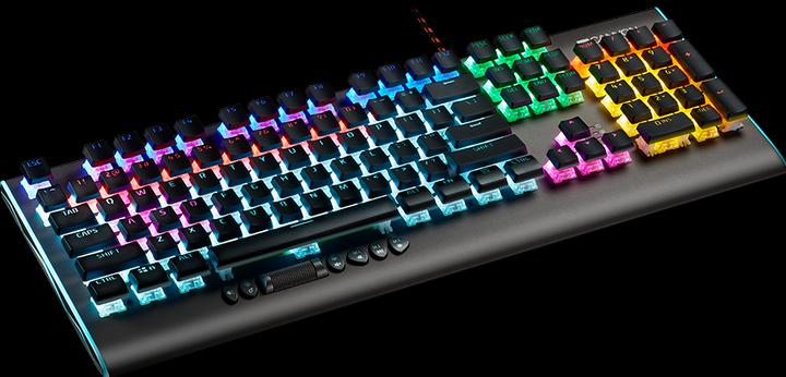 Actual product image Canyon Mechanical Gaming Keyboard Interceptor CND-SKB8, with backlight, Red Outemu Switches, EN layo (US, Cable)