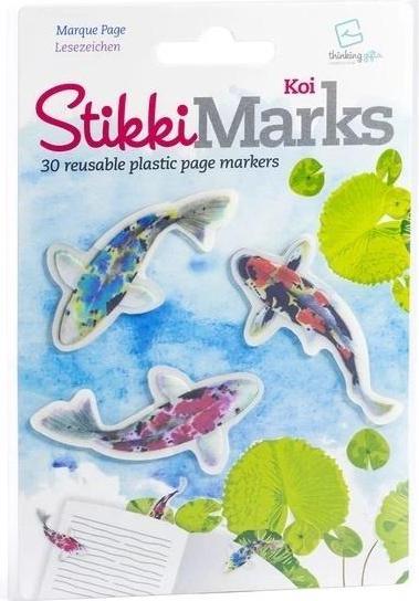 Thinking Gifts StikkiMarks Koi-Fisch-Lesezeichen, Koi-Fisch-Marker