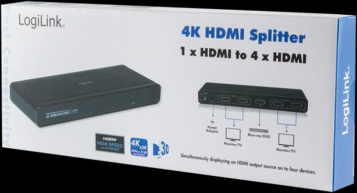 Actual product image LogiLink 4K HDMI (Splinters)
