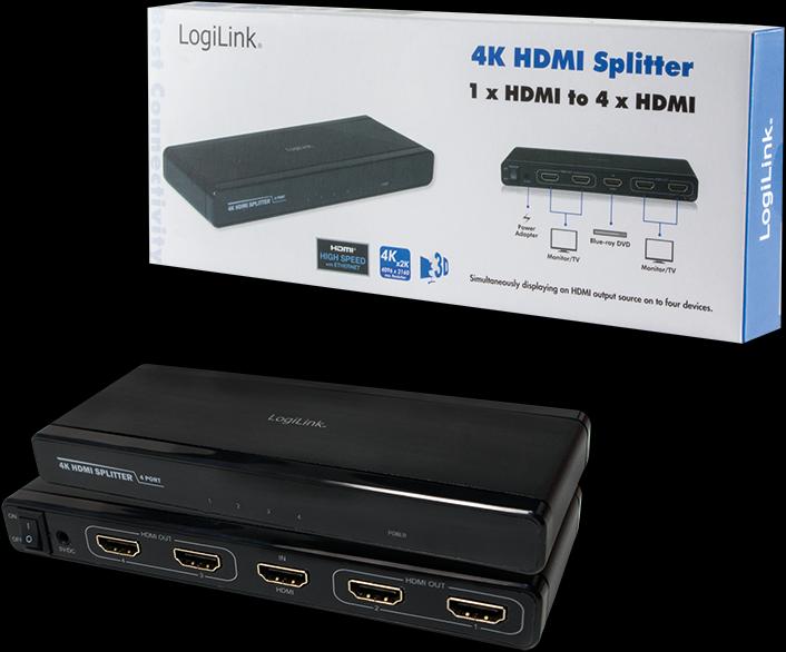 Actual product image LogiLink 4K HDMI (Splinters)