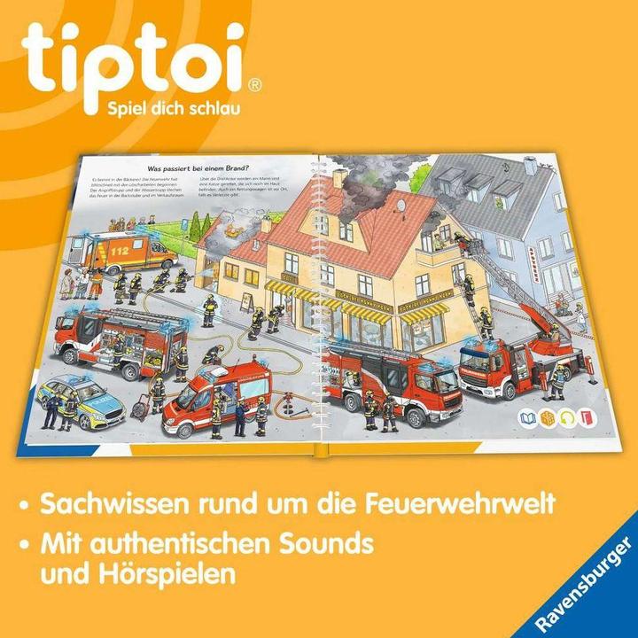 Immagine prodotto tiptoi Bei der Feuerwehr (Tedesco, Niklas Böwer, Daniela fuggire, 2022)