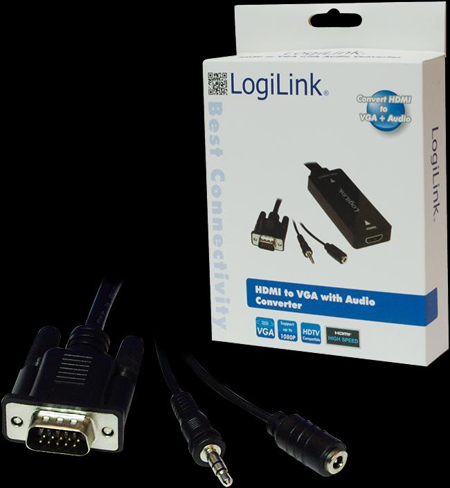 Immagine prodotto LogiLink HDMI – VGA (Digitale -> Analogico)