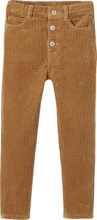 Vertbaudet Mädchen Mom-Fit-Cordhose, Hüftweite SLIM