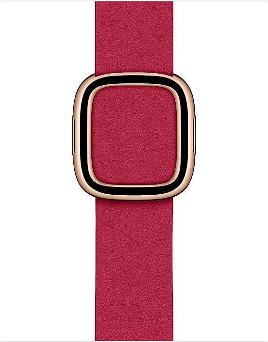 Image du produit Apple Bracelet moderne en cuir grand modèle (40 mm, Cuir)