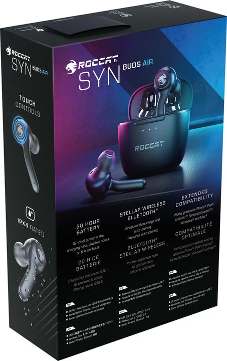 Image du produit Roccat SYN Buds Air TWS Ear Buds ROC-14-102-02 black (15 h, Sans fil)