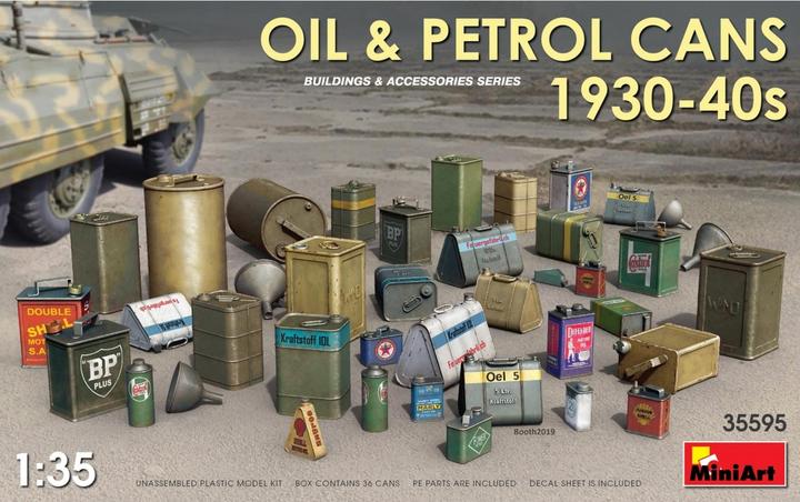 Image du produit Mini art Fûts de pétrole et d'huile 1930-40s