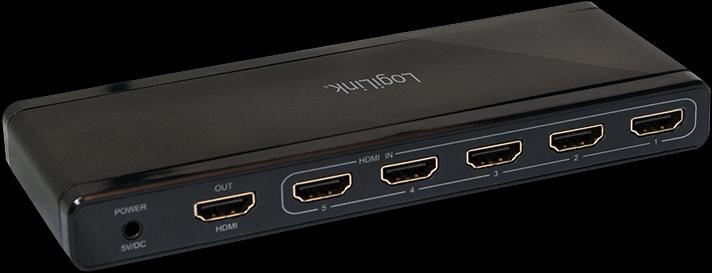 Produktbild LogiLink HDMI 5-Port Switch (Video Switch)