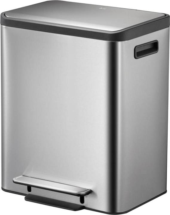 Produktbild EKO Treteimer EcoCasa Step Bin Mülleimer Edelstahl 30 L rechteckiger Treteimer mit Fingerabdruck fe (30 l)