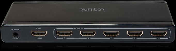 Produktbild LogiLink HDMI 5-Port Switch (Video Switch)