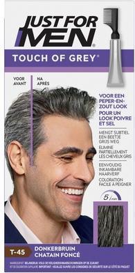 Produktbild Just For Men Touch Of Grey T45 Dark Brown Hair Color (T45 Dunkelbraun)