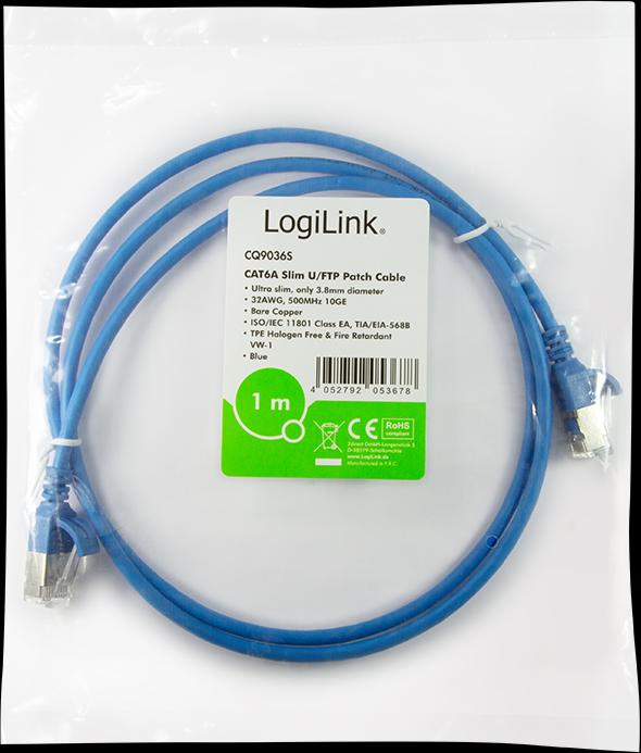 Produktbild LogiLink Netzwerkkabel (STP, CAT6a, 5 m)