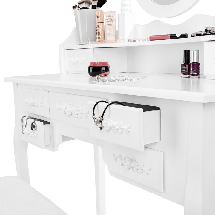 Actual product image tectake Dressing Table (90 x 40 x 145 cm)
