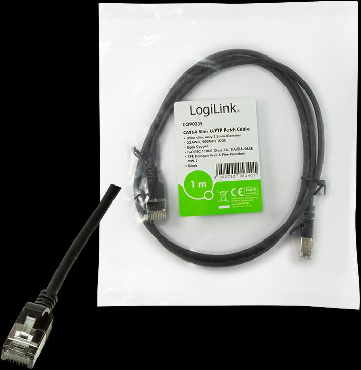 Actual product image LogiLink Network cable (STP, CAT6a, 0.50 m)
