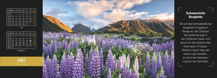Produktbild Harenberg Naturparadiese Premium-Tischplaner 2026 - Wochenkalender mit 53 Fotografien (Harter Einband, Deutsch)