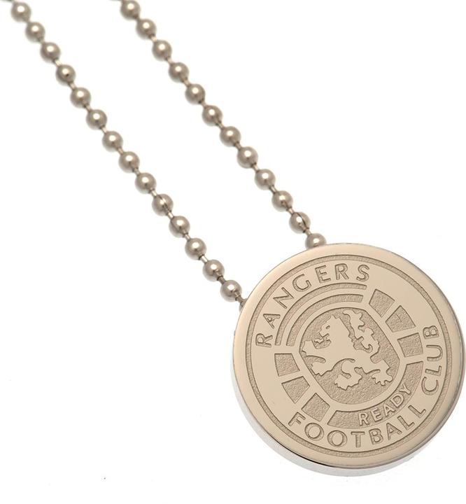 Produktbild Rangers FC Wappen Halskette mit Anhänger Edelstahl (100% synthetisches Material)
