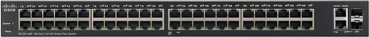 Image du produit Cisco SF220-48P : commutateur Smart Plus 48 ports (48 ports)