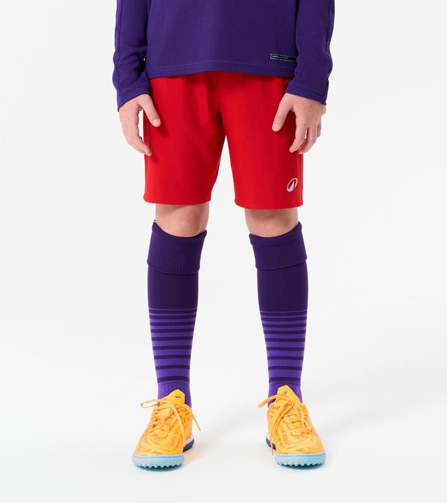Kipsta Kinder Fussball Shorts - Viralto Club rot
