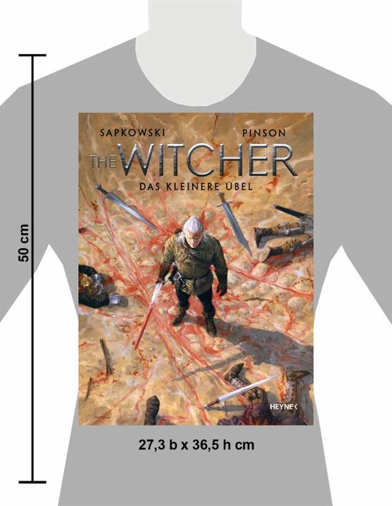 Actual product image The Witcher Illustrated – Das kleinere Übel (German, Andrzej Sapkowski, Erik Simon, Ugo Pinson, 2022)